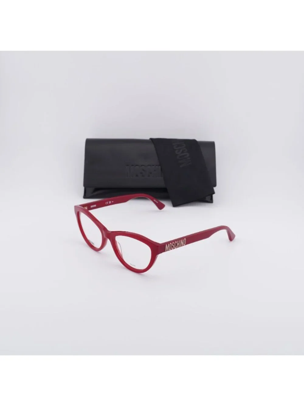 Moschino MOS623 0C9A 00 Cat Eye Eyeglasses 52mm - Red